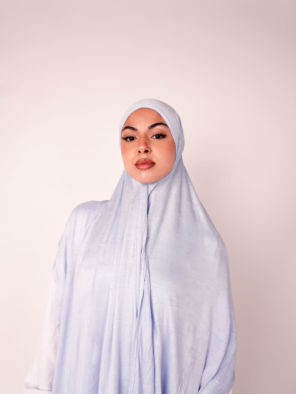 Emirati Premium Jersey Hijab Sky Blue