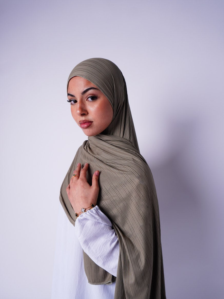 Textured Jersey Hijab Sage