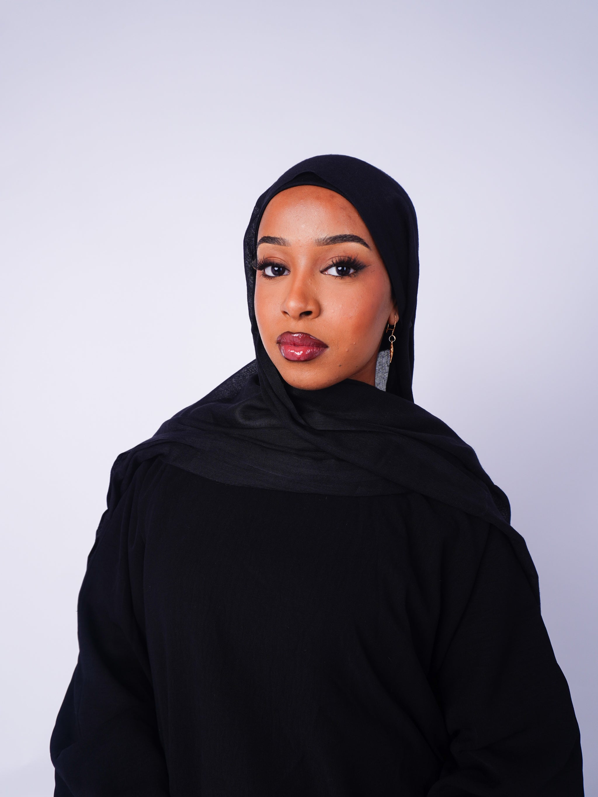 Premium Soft Modal Hijab Black