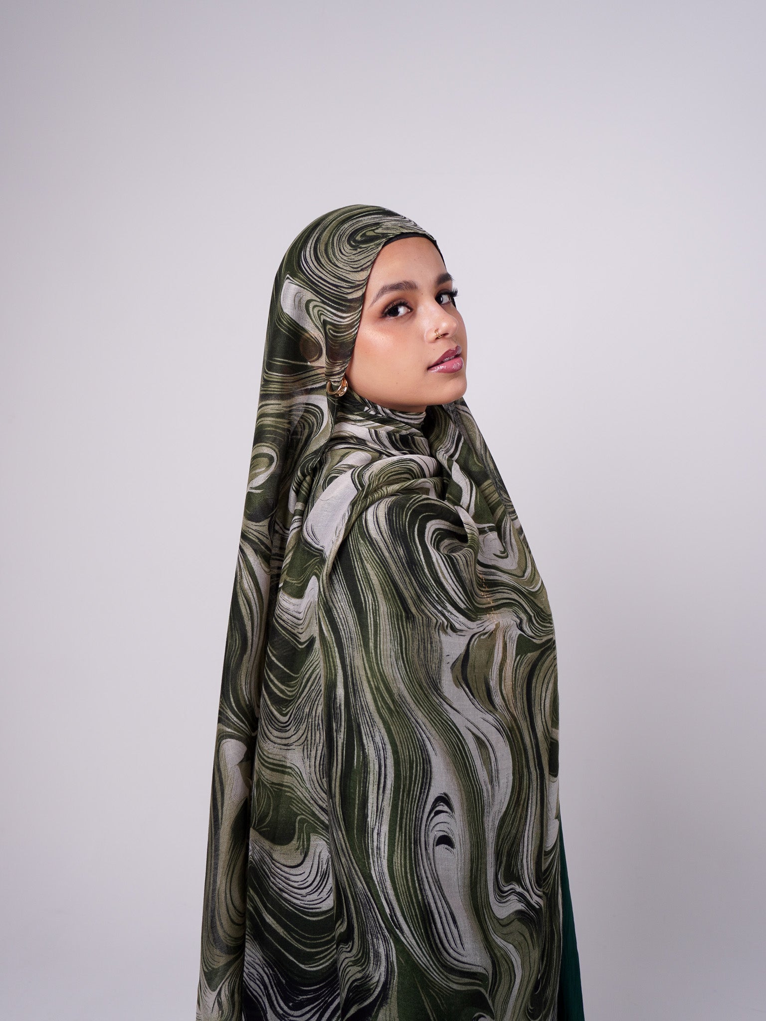 Terra Printed Planet Modal Hijab