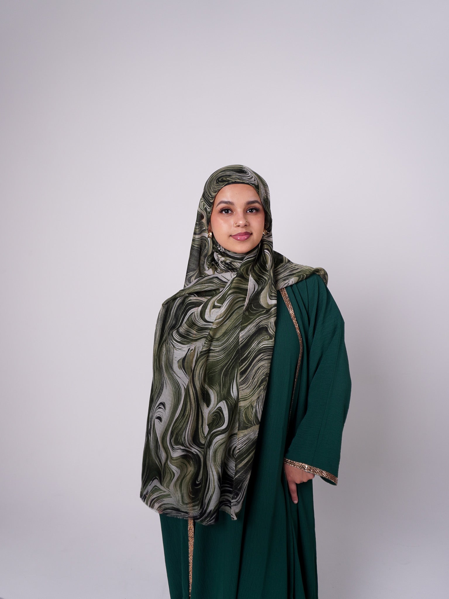 Terra Printed Planet Modal Hijab