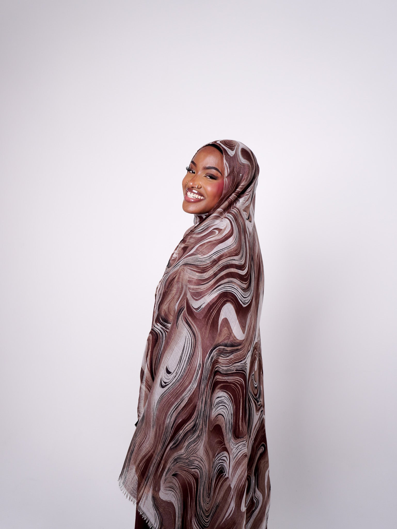 Venus Printed Planet Modal Hijab