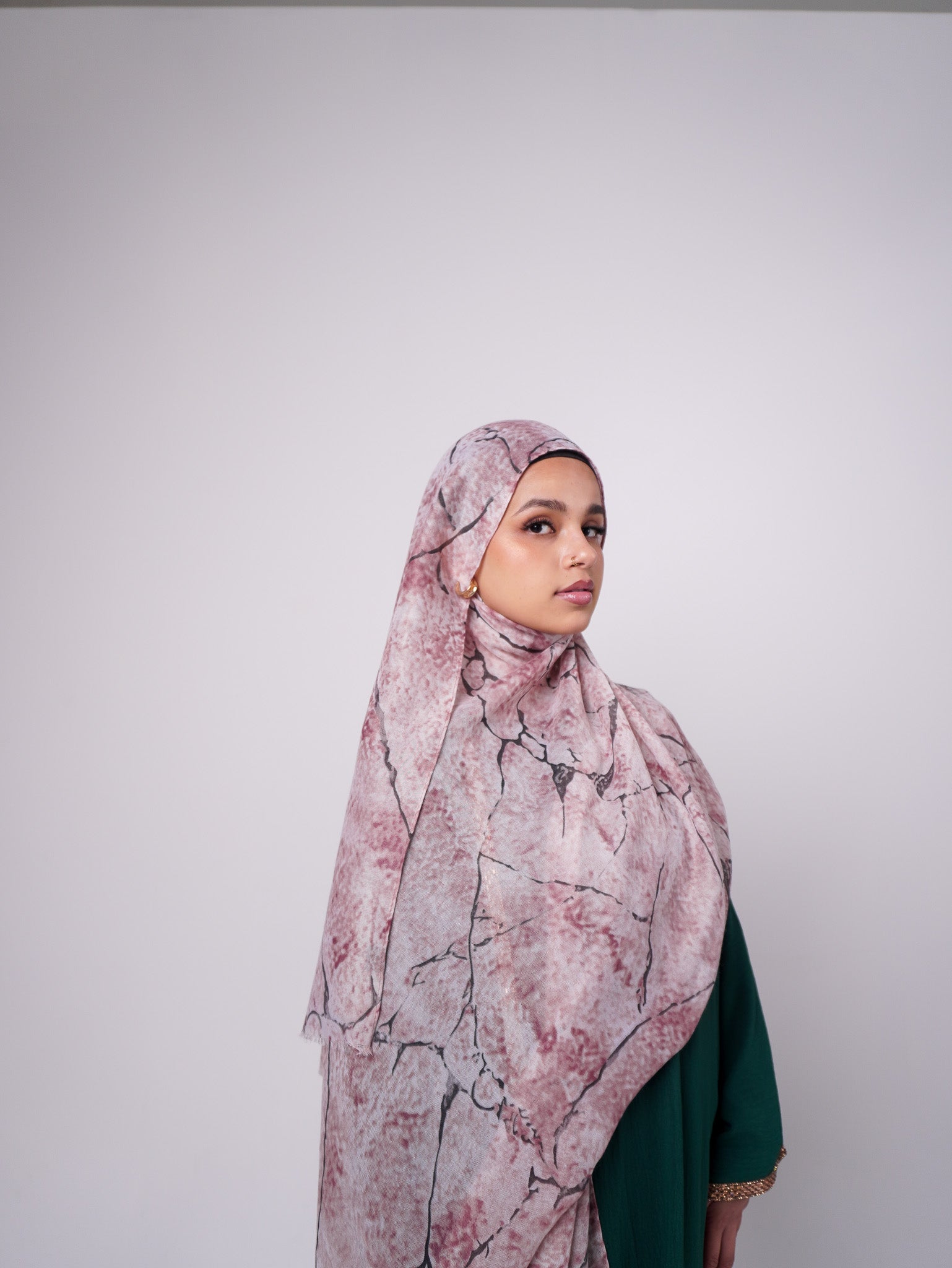 Rhyolite Stone Printed Modal Hijab
