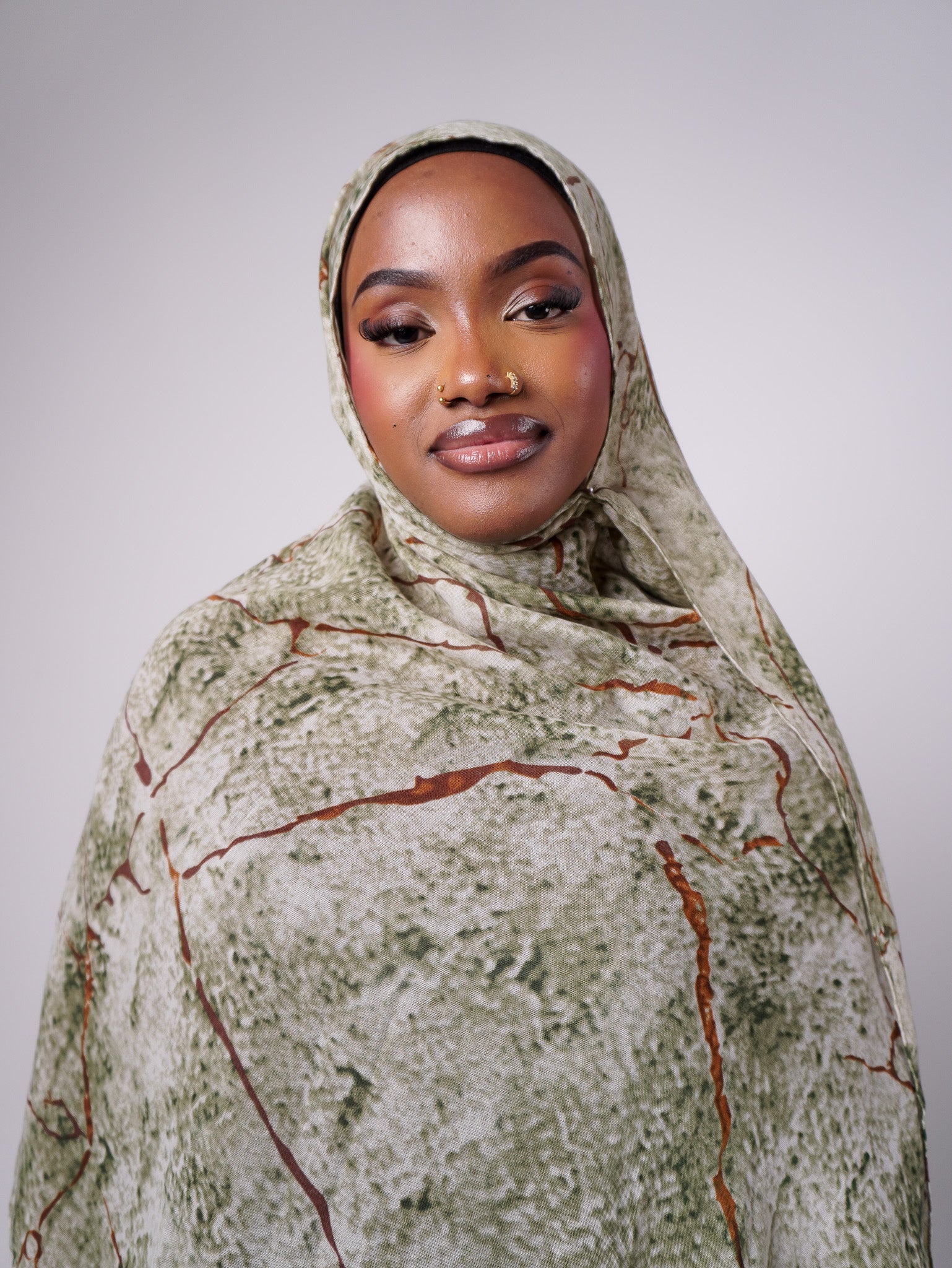 Serpentine Stone Printed Modal Hijab