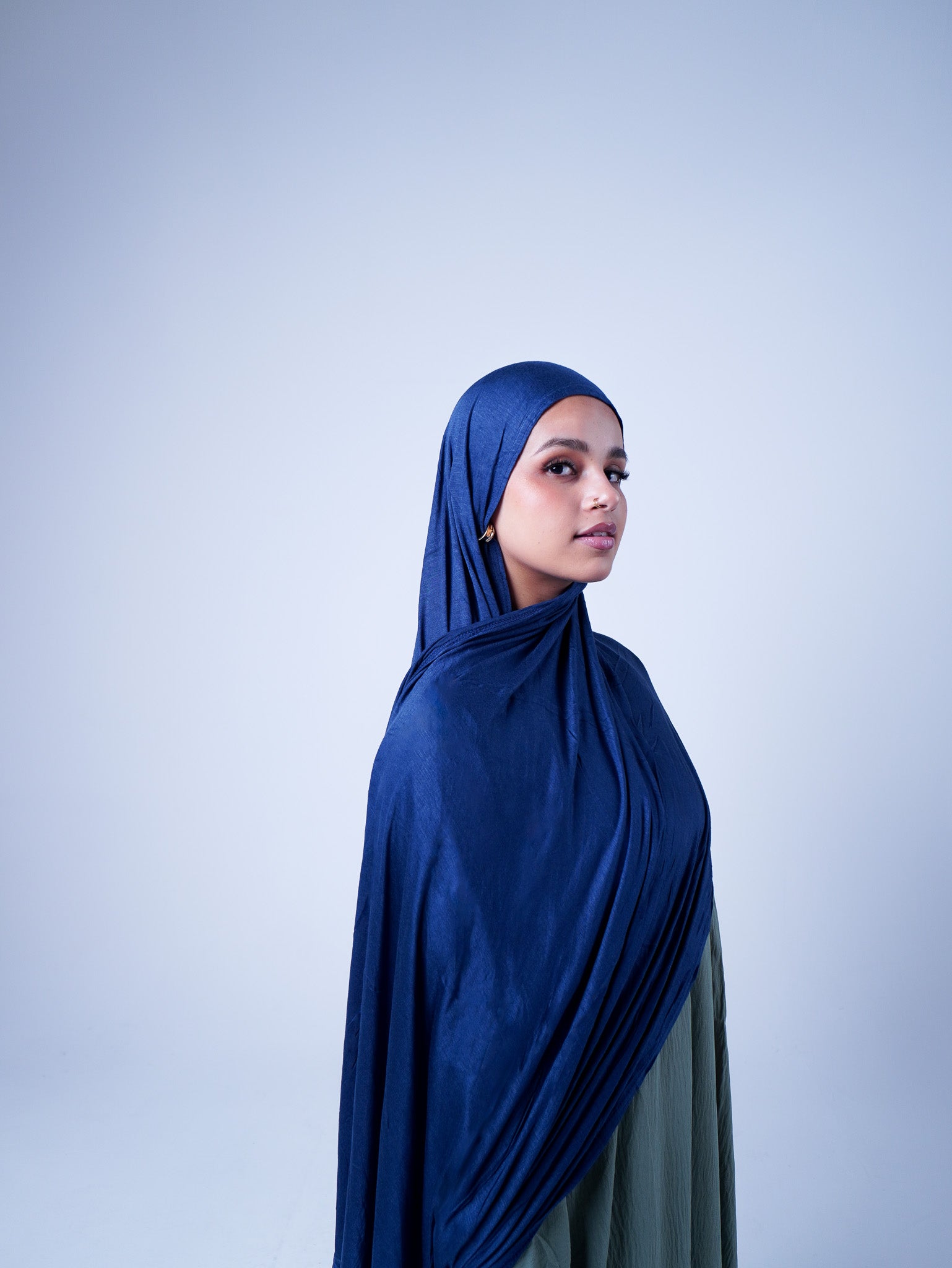 Flat Fit Cotton Jersey Hijab Soft & Stretchy