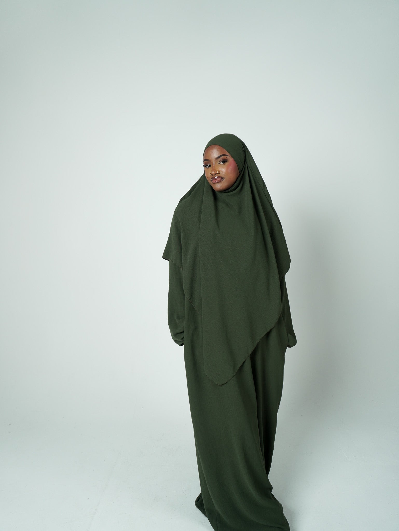 Khimar Set Khaki Green