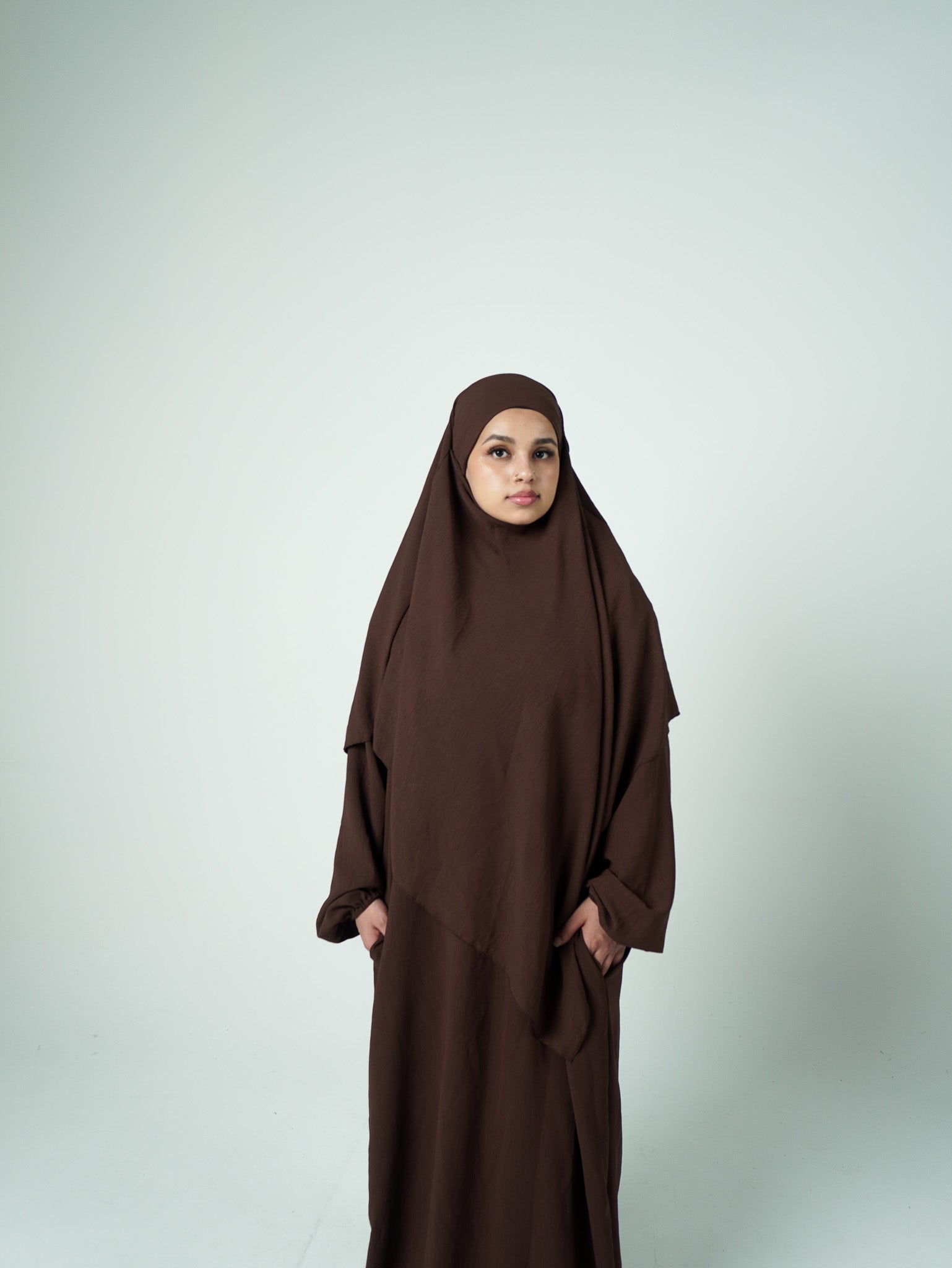 Khimar Set Chocolate Brown