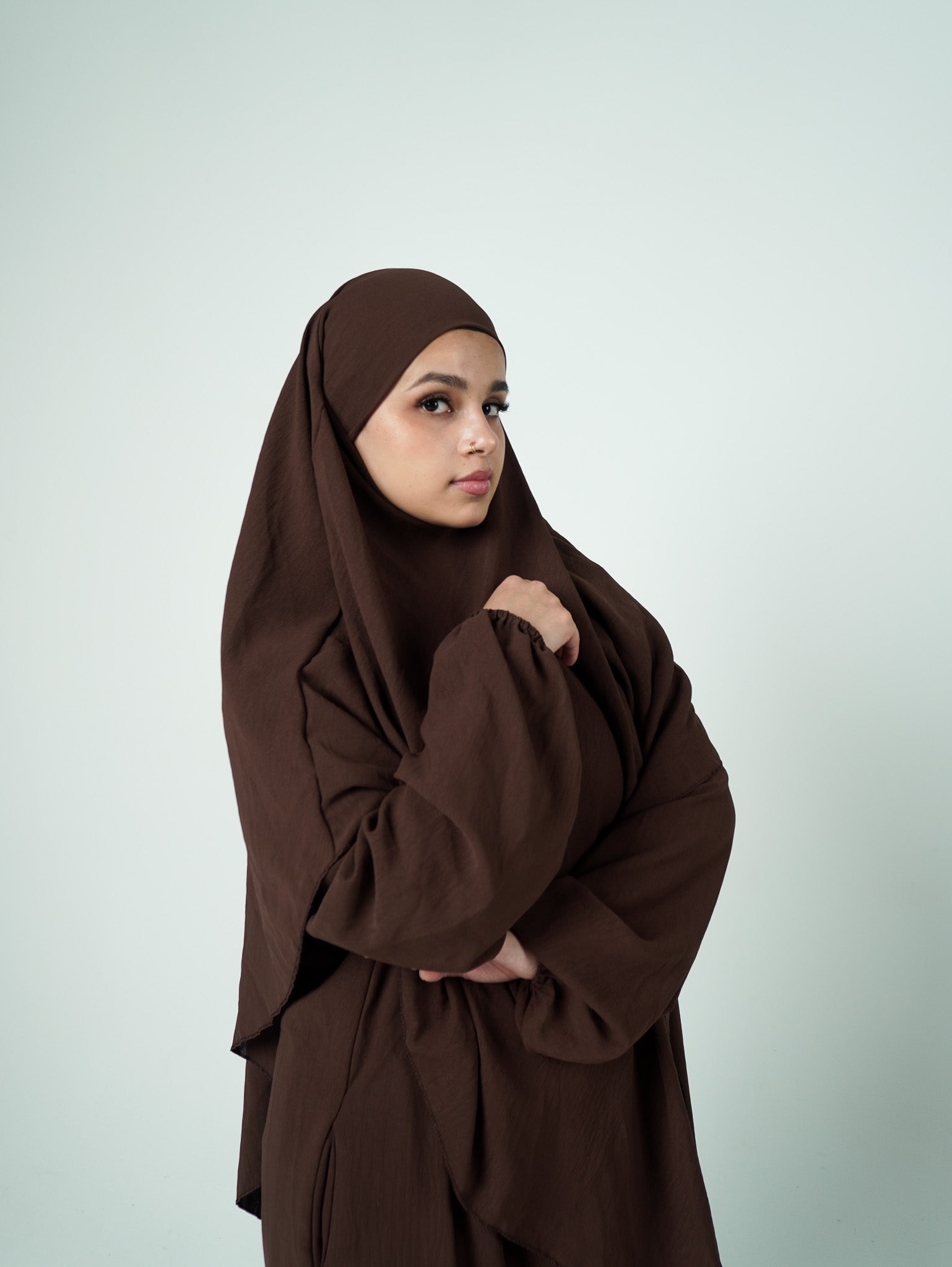 Khimar Set Chocolate Brown