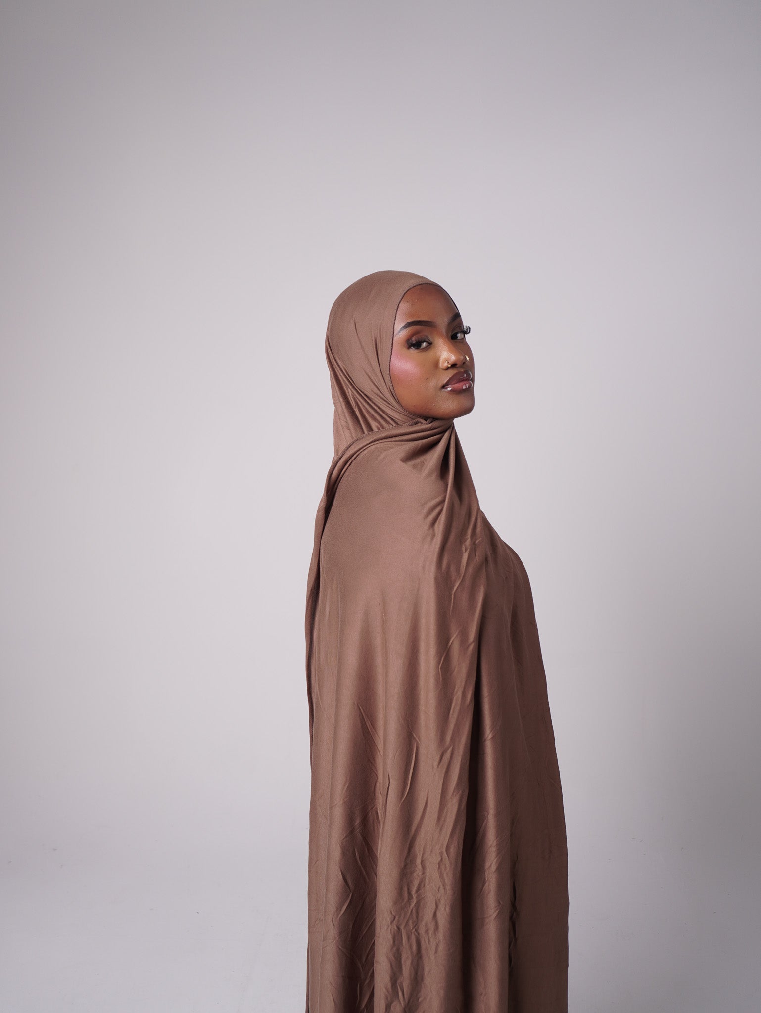 Flat Fit Cotton Jersey Hijab Soft & Stretchy