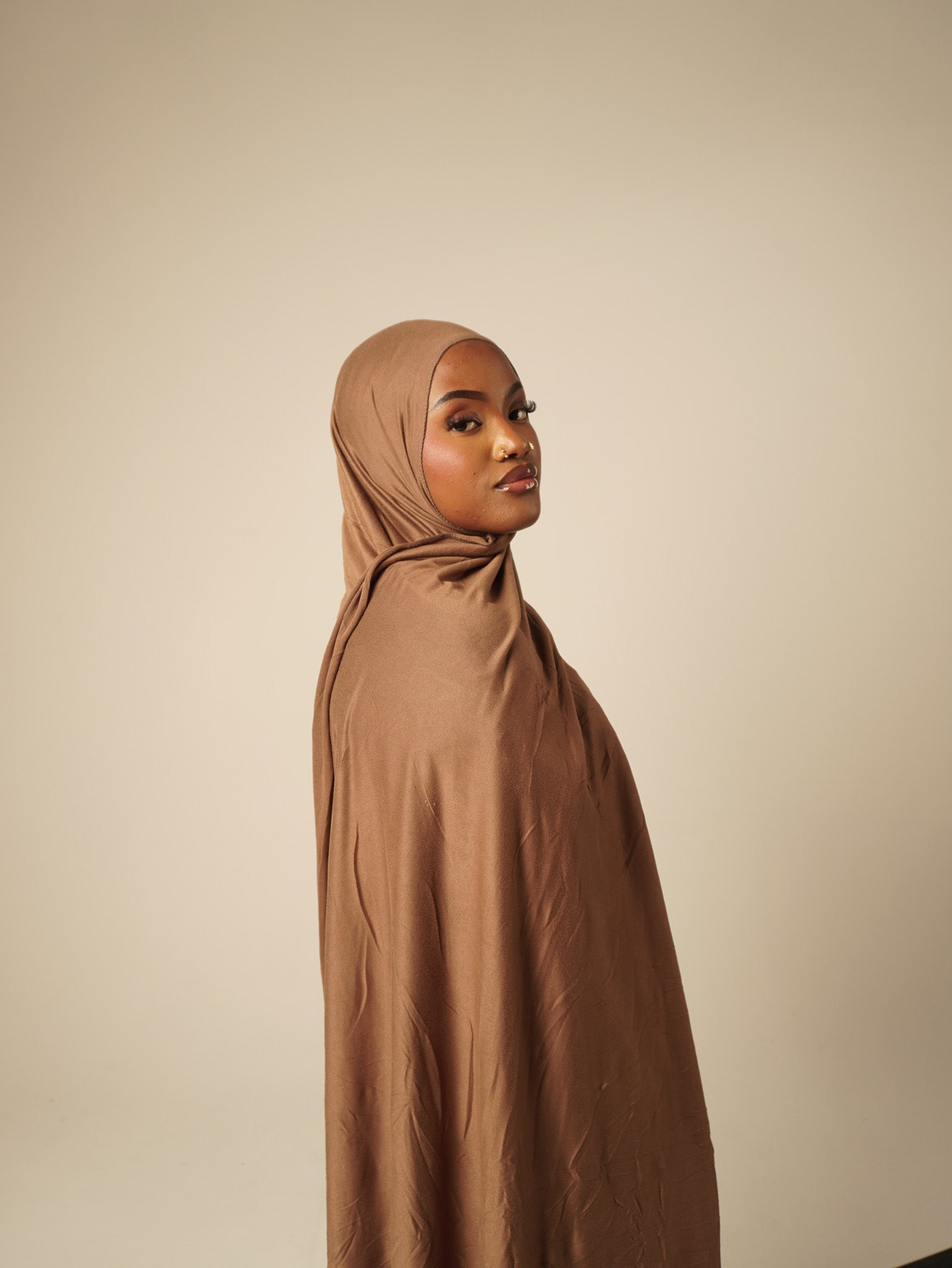 Flat Fit Cotton Jersey Hijab Soft & Stretchy