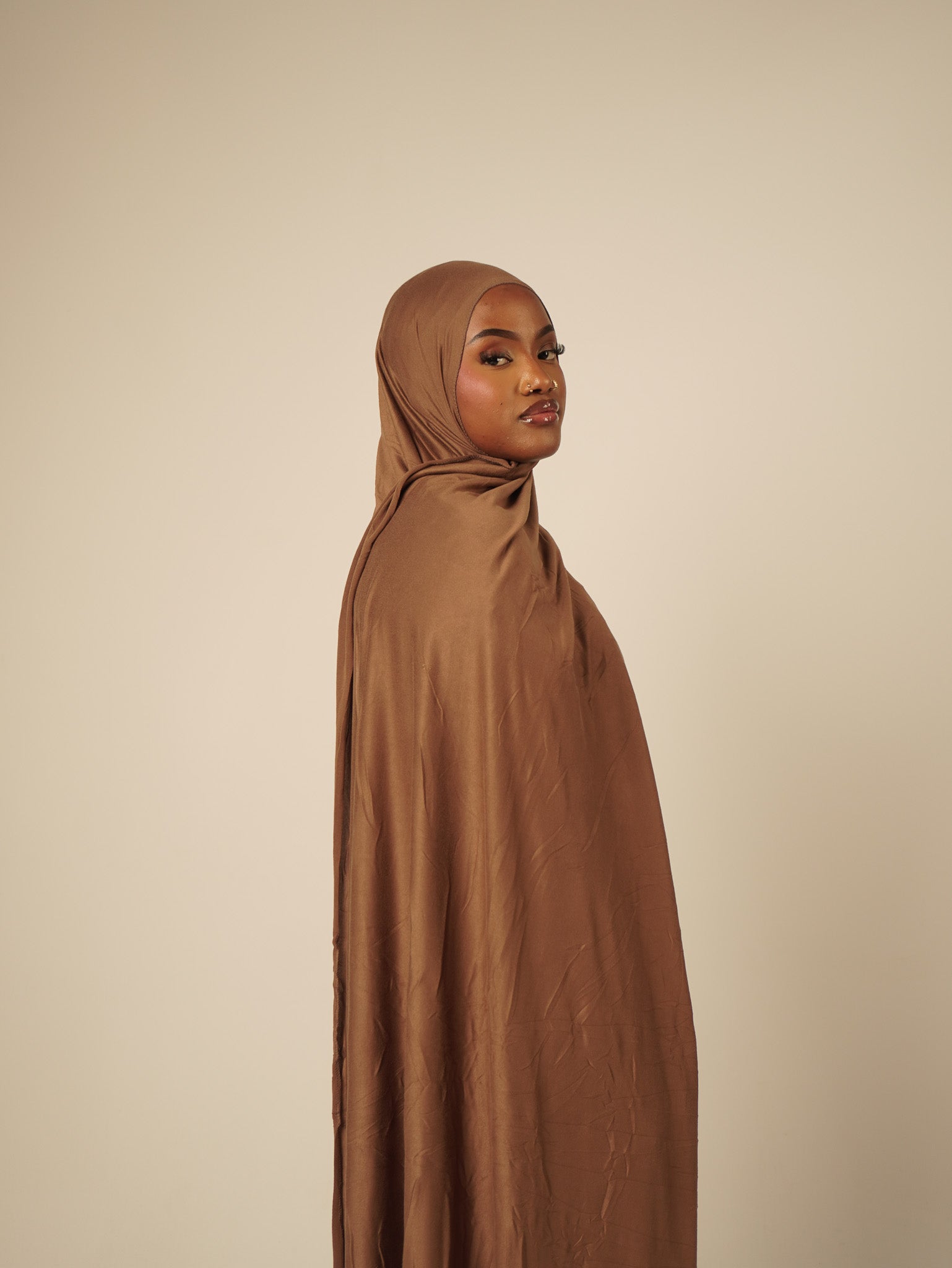 Hazelnut Jersey Hijab