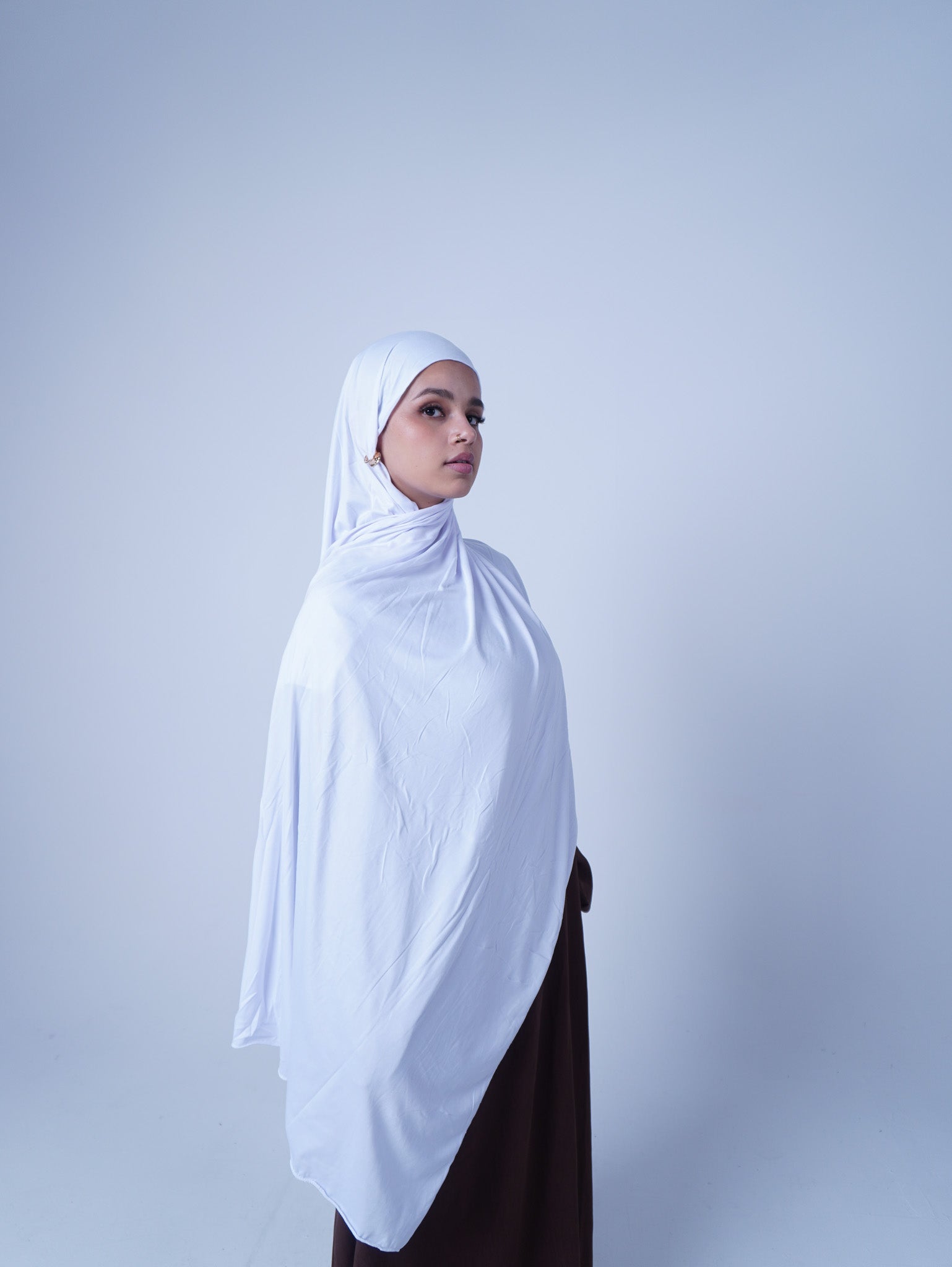 Off White Jersey Hijab