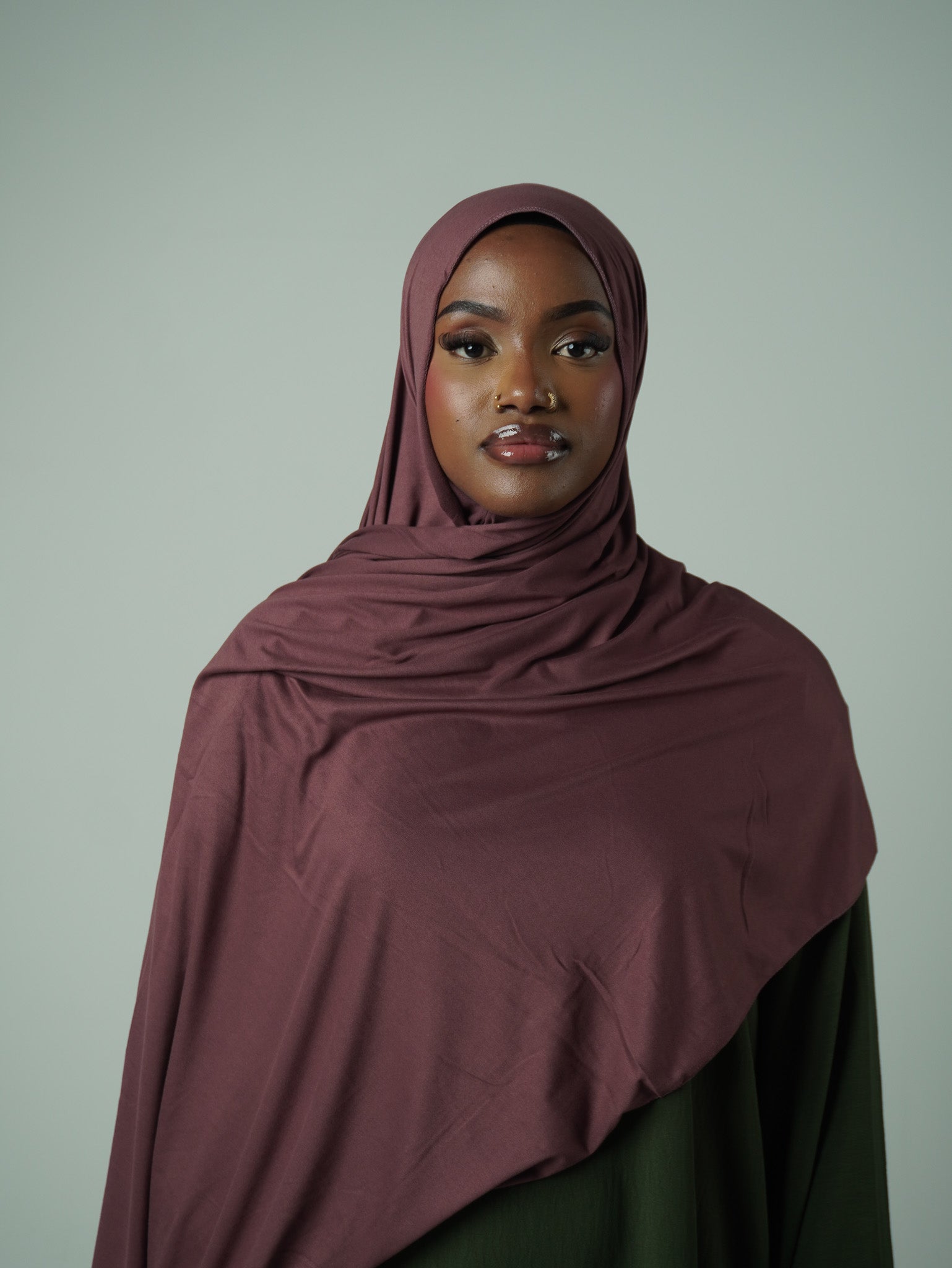 Flat Fit Cotton Jersey Hijab Soft & Stretchy