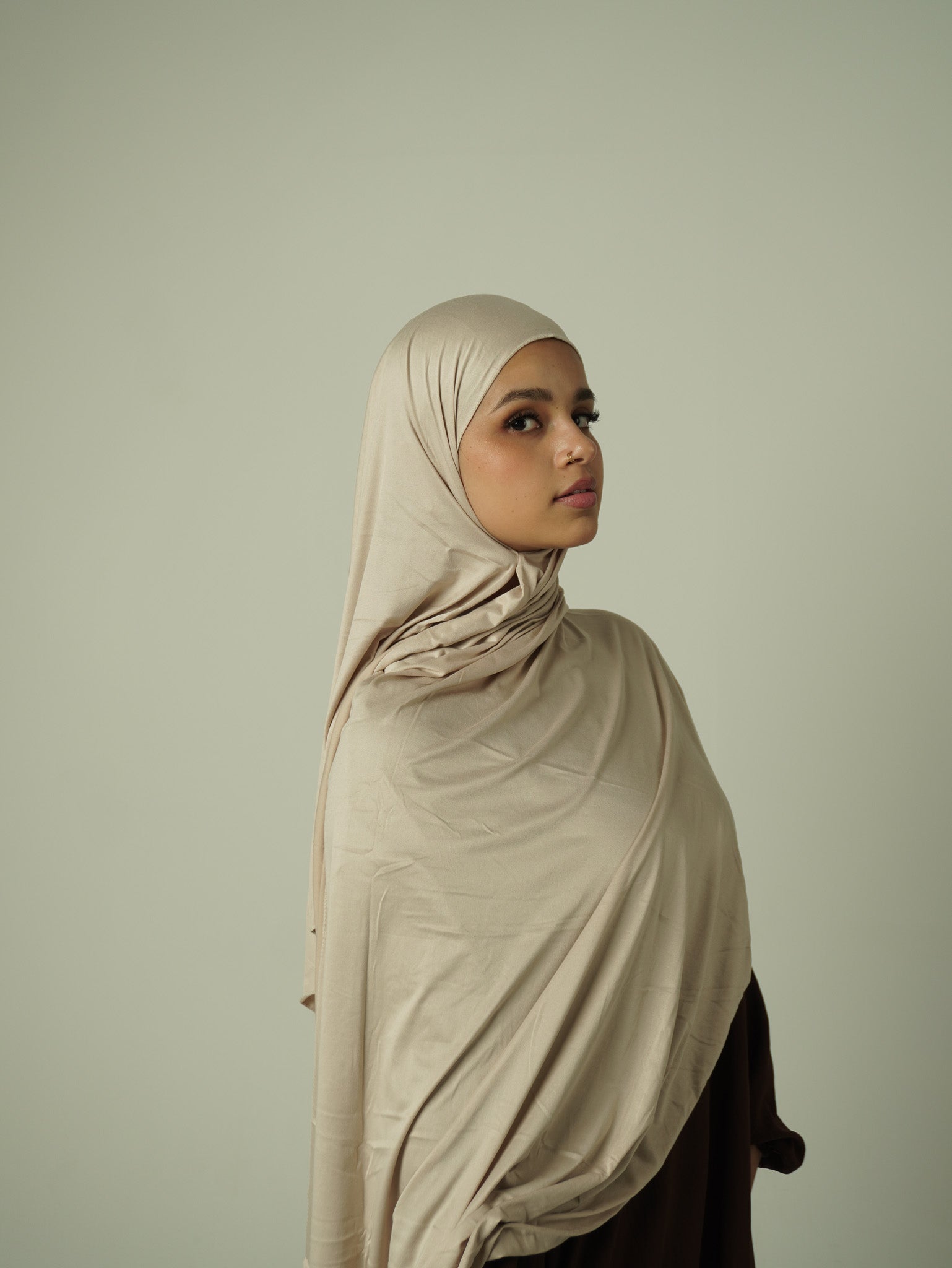 Flat Fit Cotton Jersey Hijab Soft & Stretchy
