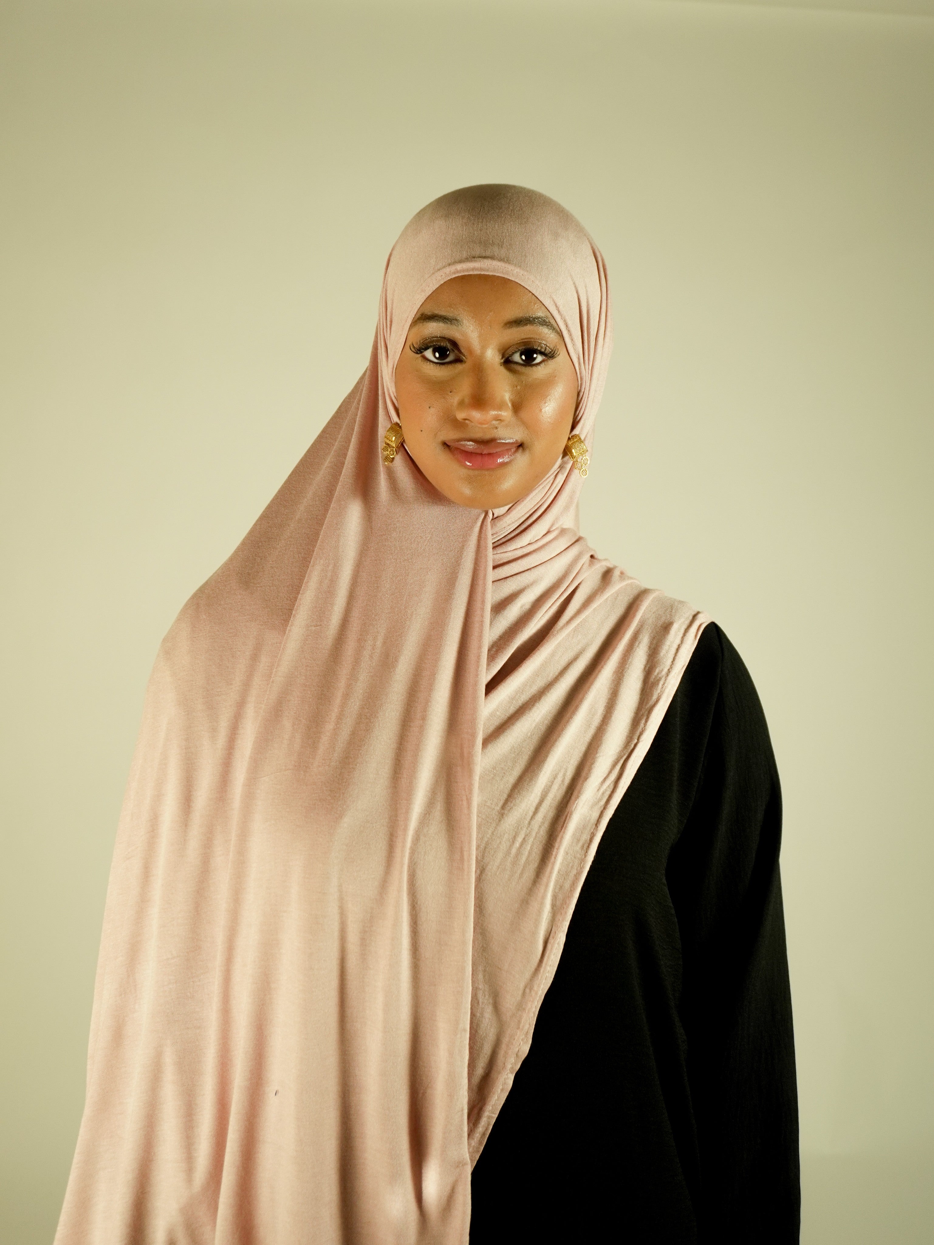 Emirati Premium Jersey Hijab Rose pink