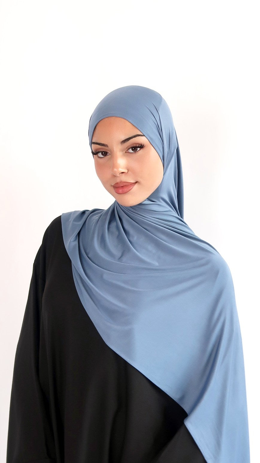 French Blue Liquid Jersey
