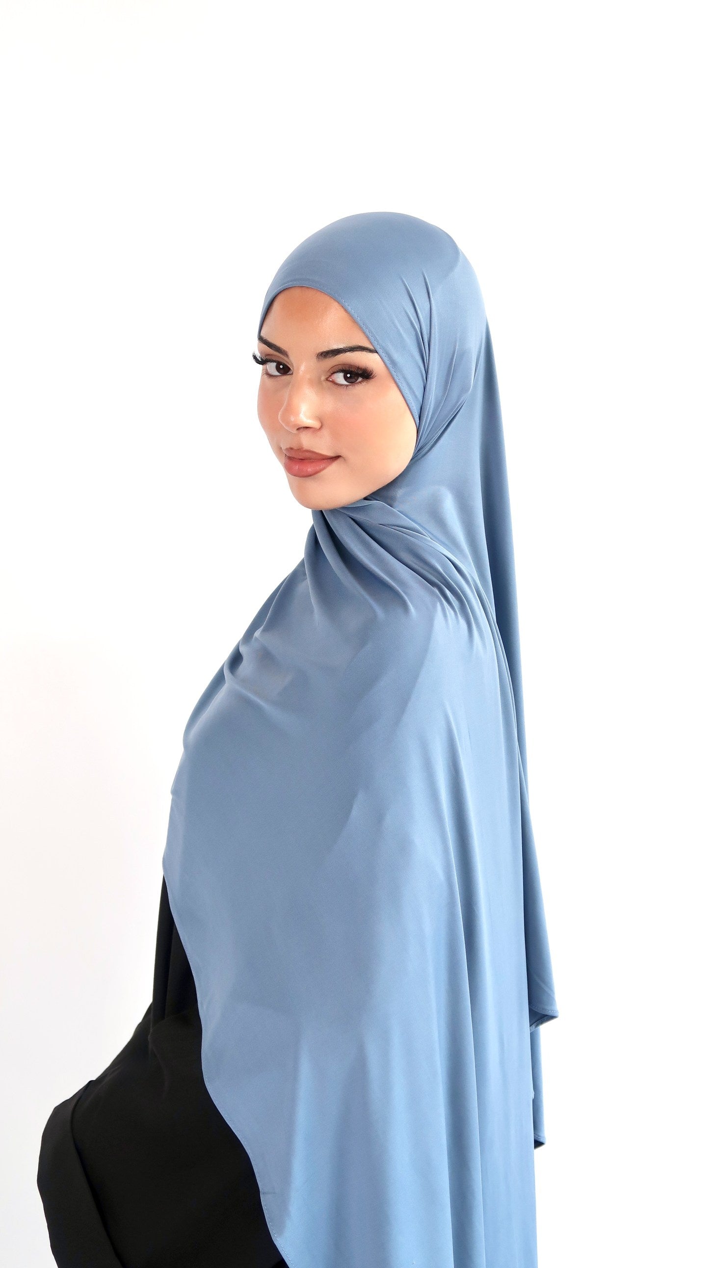 French Blue Liquid Jersey