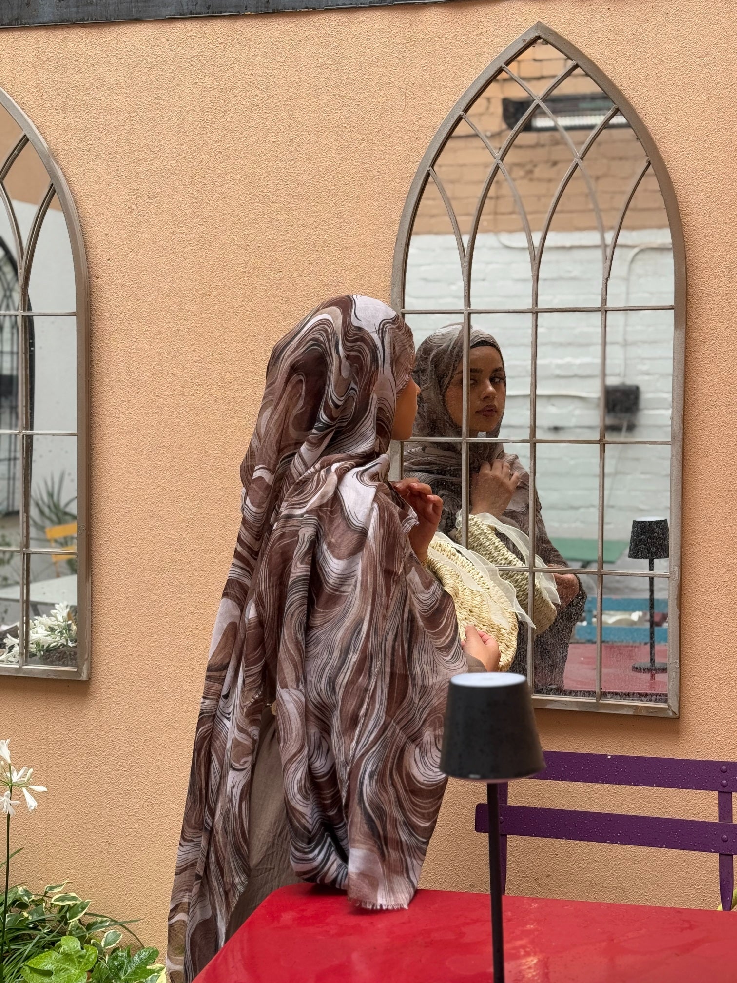 Venus Printed Planet Modal Hijab