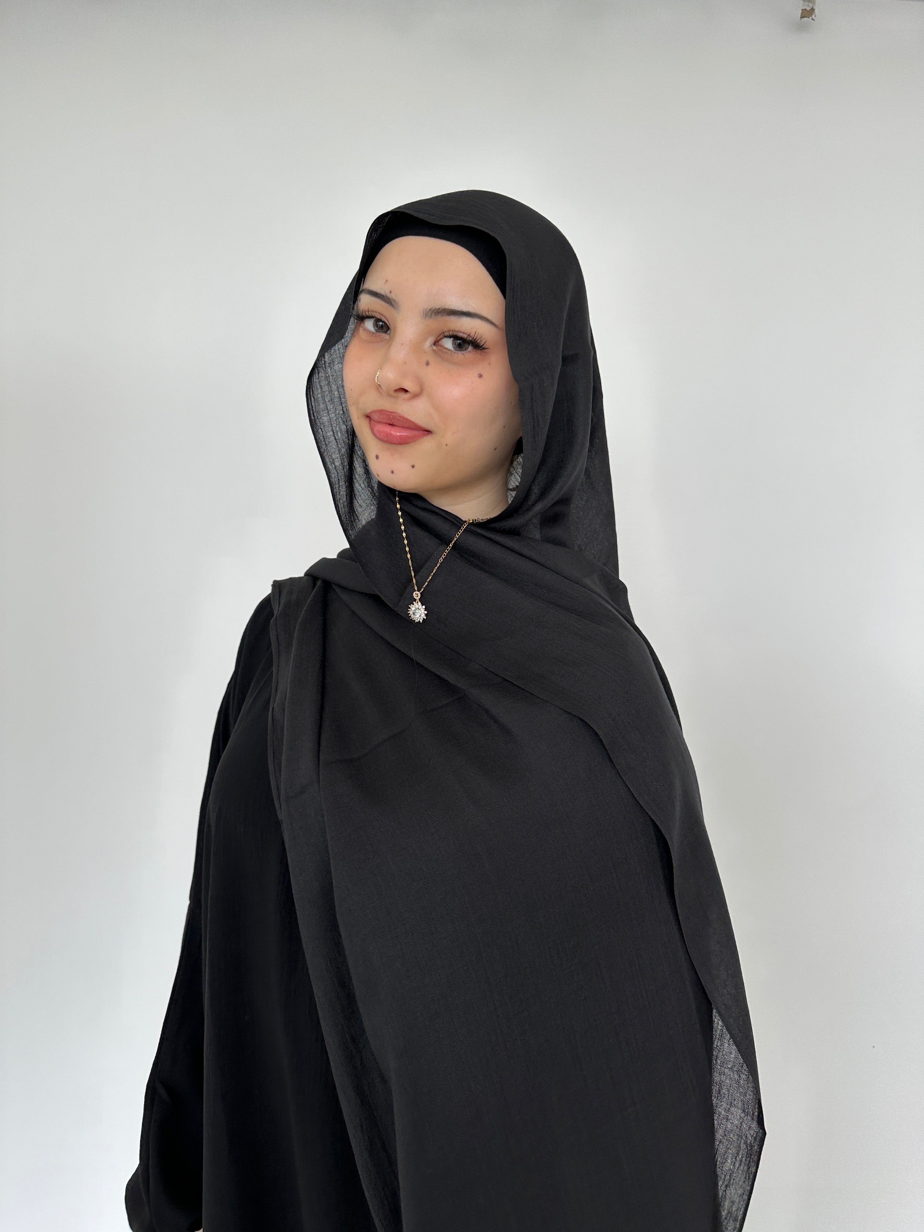 Premium Soft Modal Hijab Black