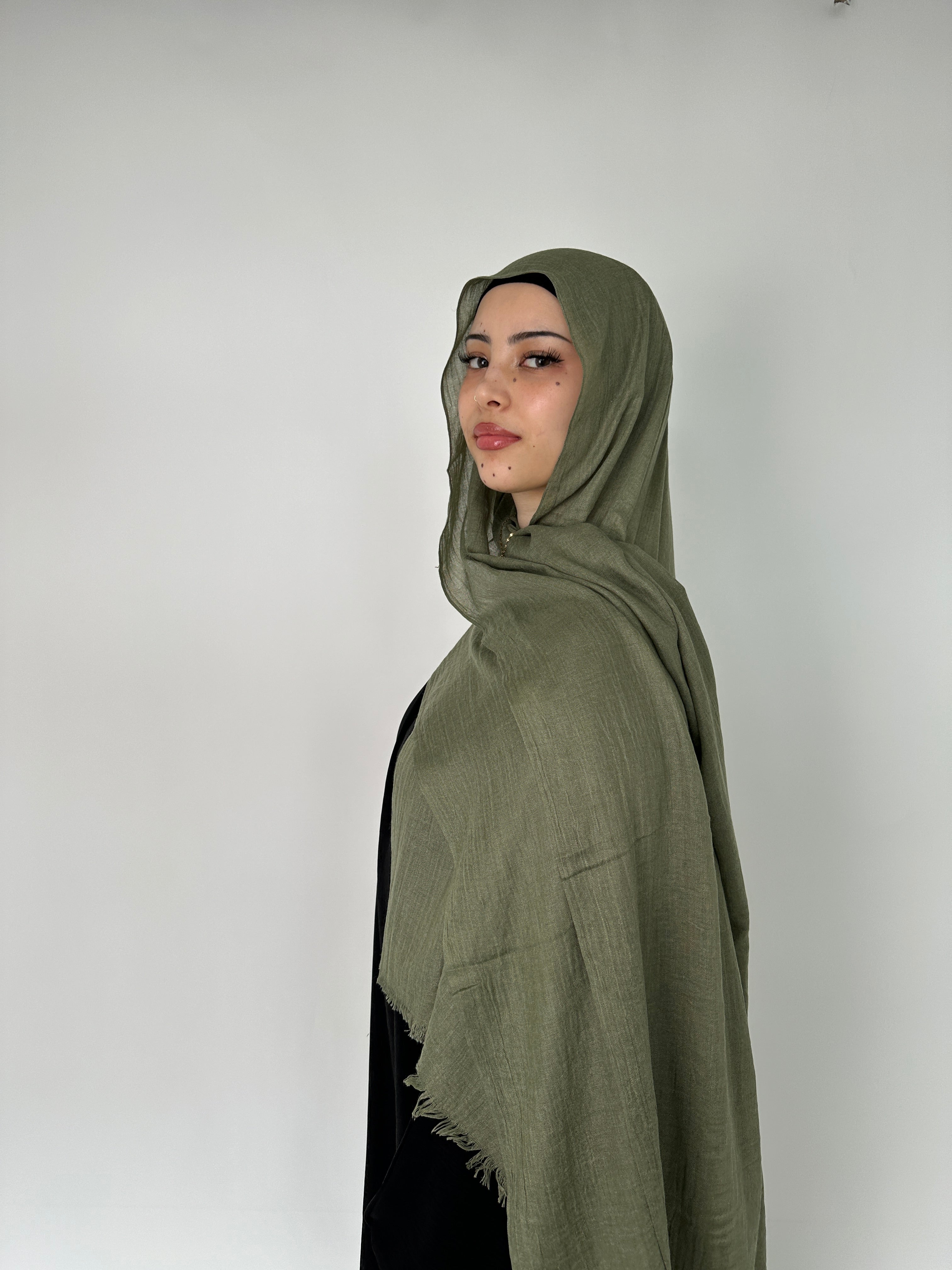 Premium Soft Modal Hijab Olive