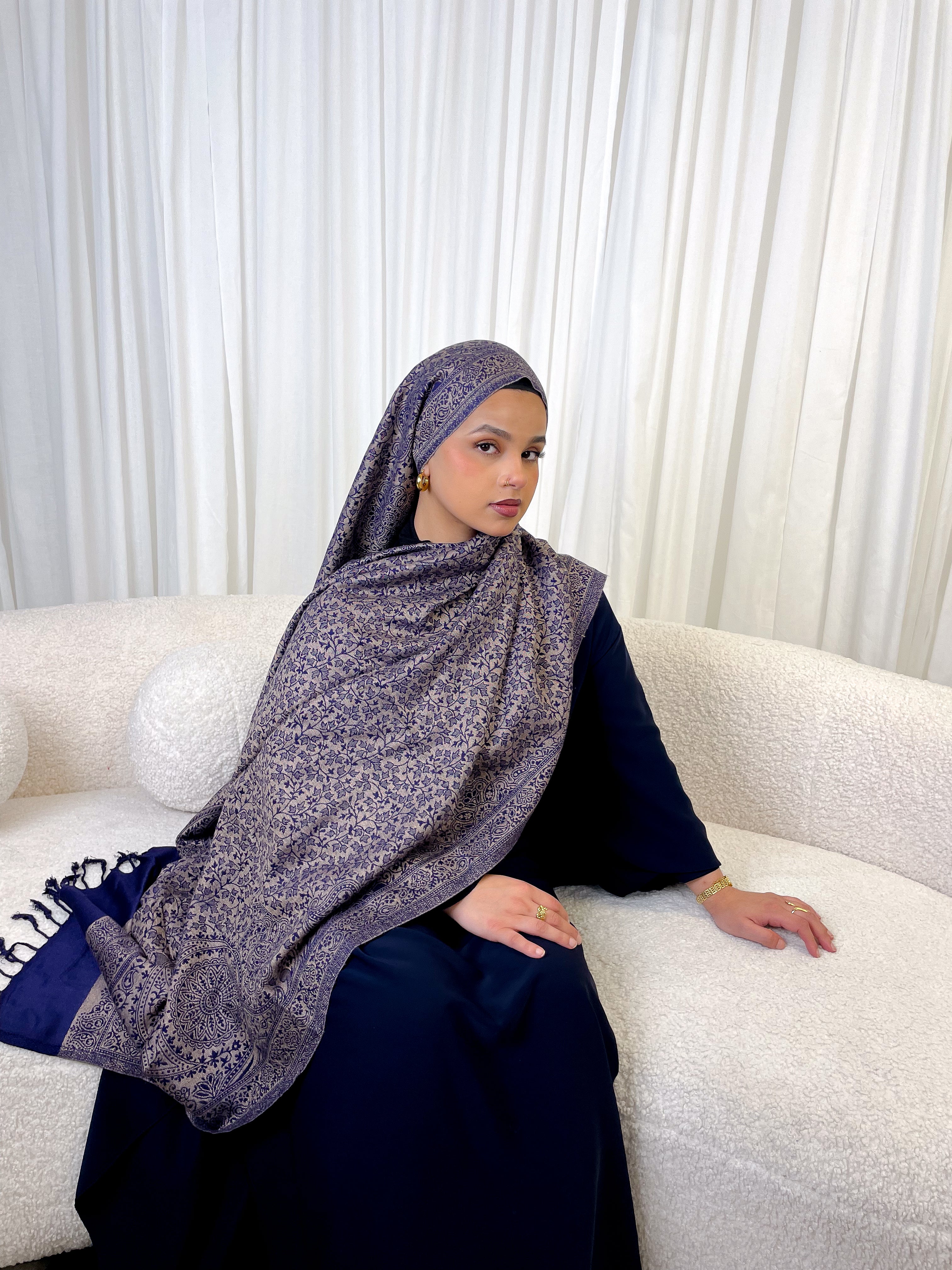 Royal Noir Pashmina