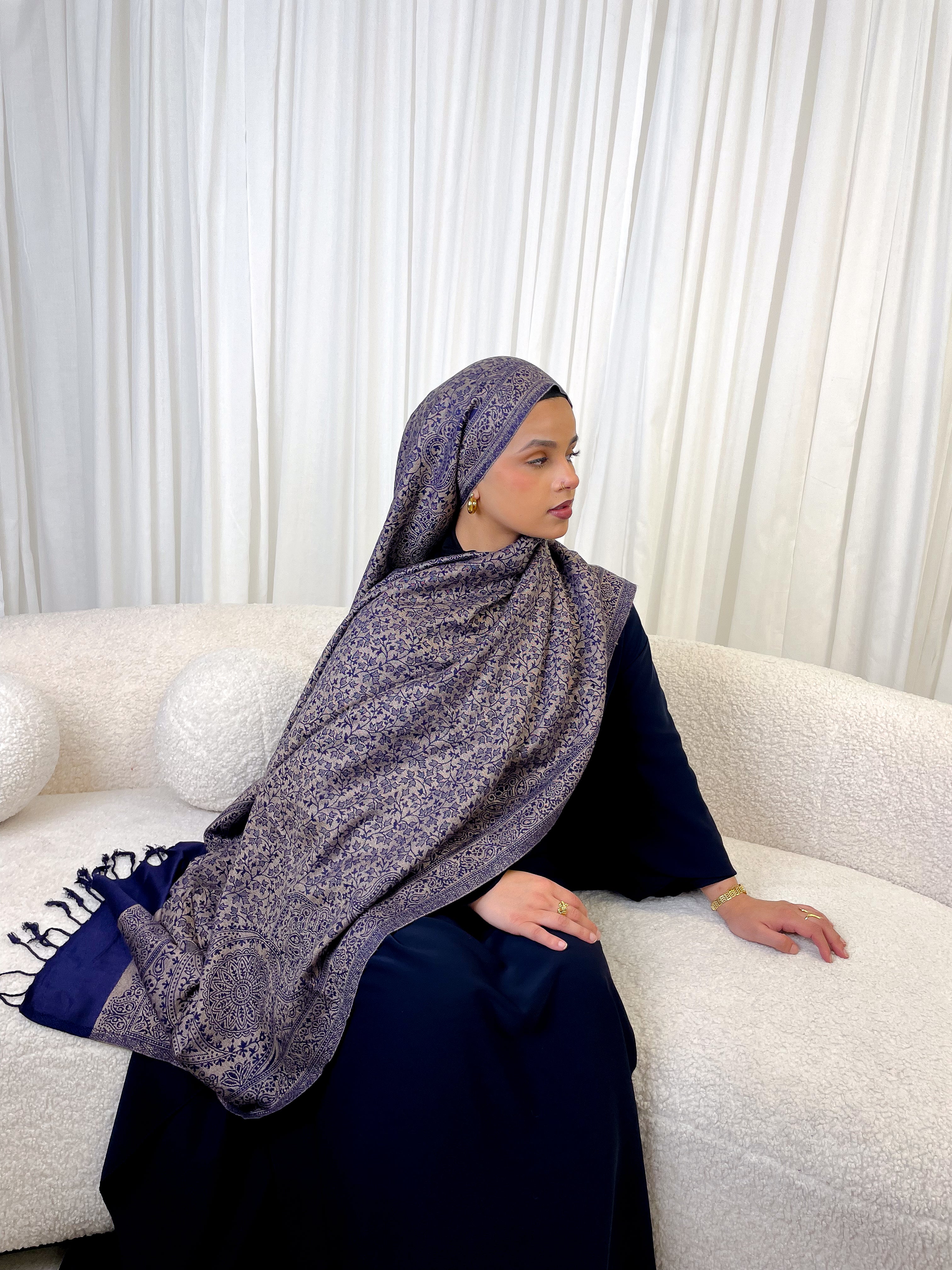 Royal Noir Pashmina