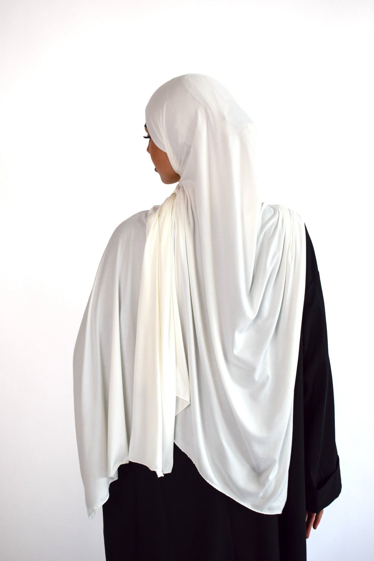 Off White Jersey Hijab