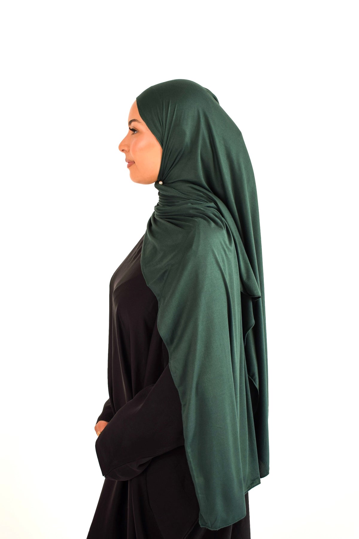 Forest Green Jersey Hijab