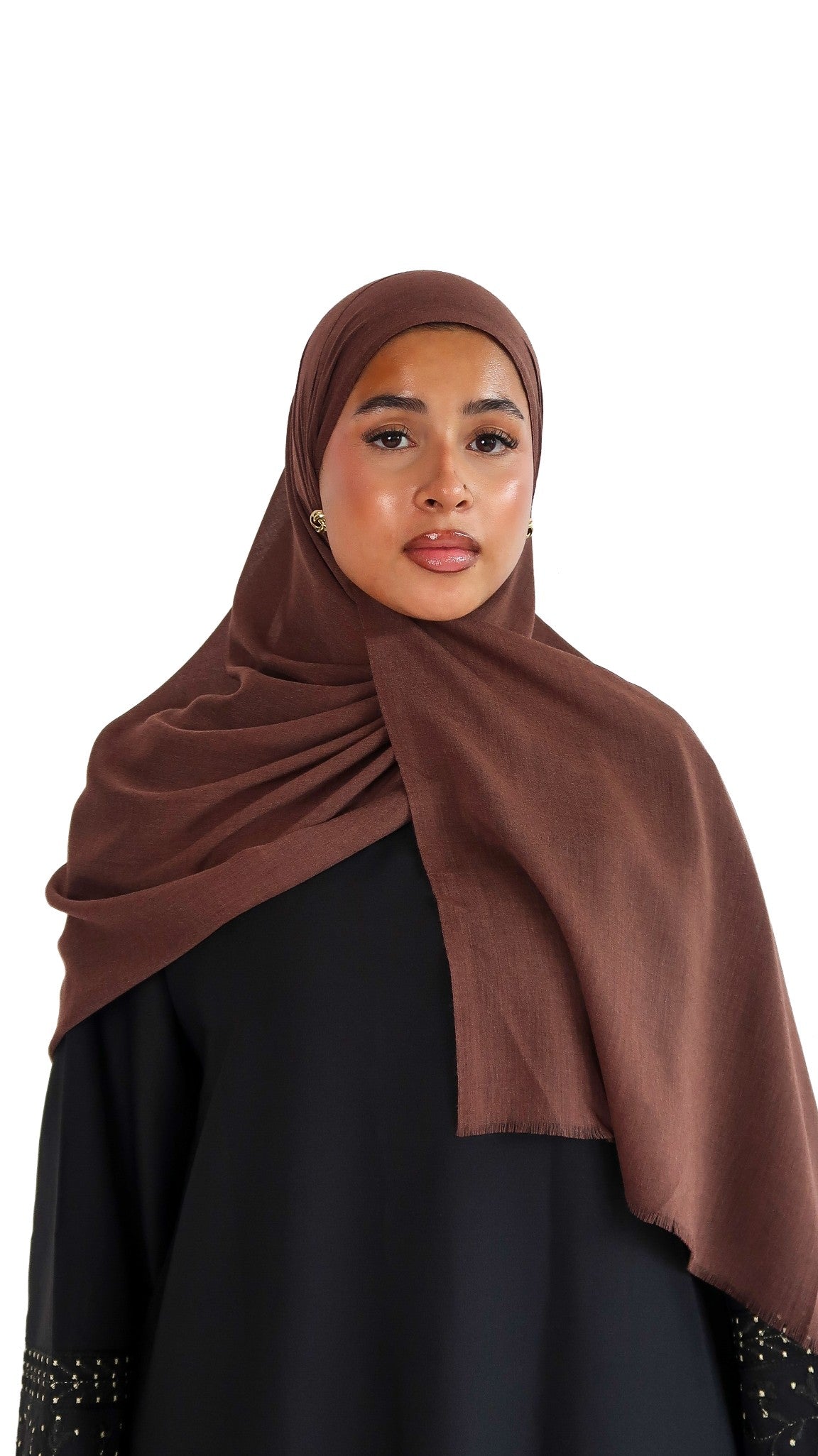 Brown Premium Soft Modal Hijab