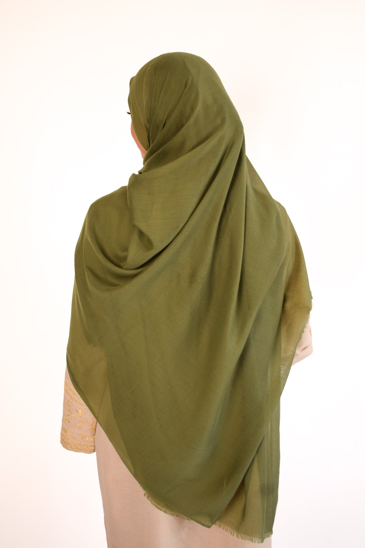 Olive Premium Soft Modal Hijab