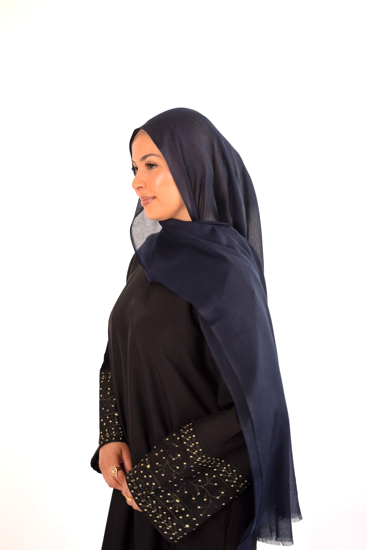 Navy Premium Soft Modal Hijab
