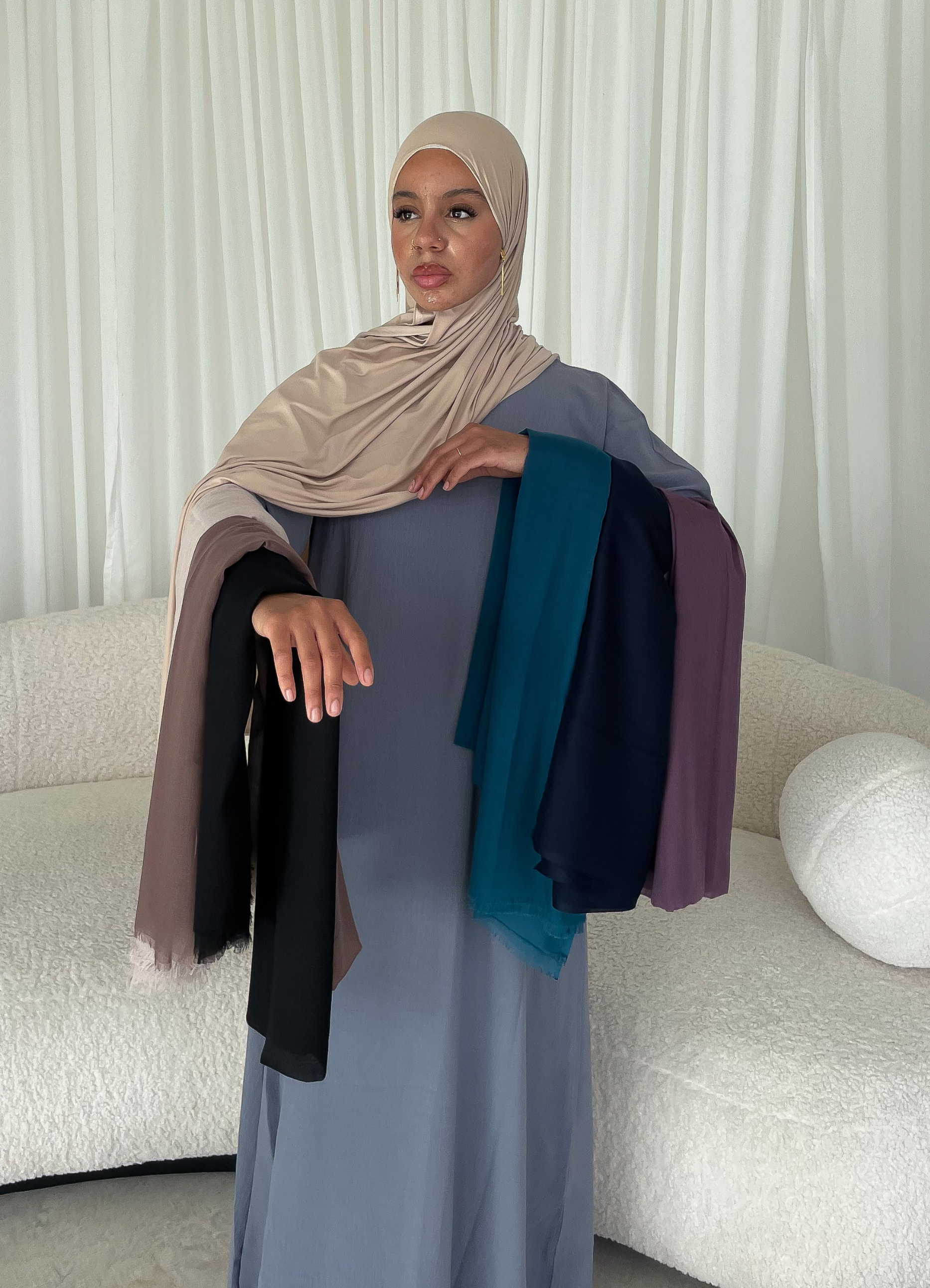 Premium Emirati Jersey Hijab