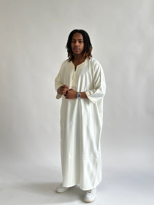 Moroccan Thobes Off White