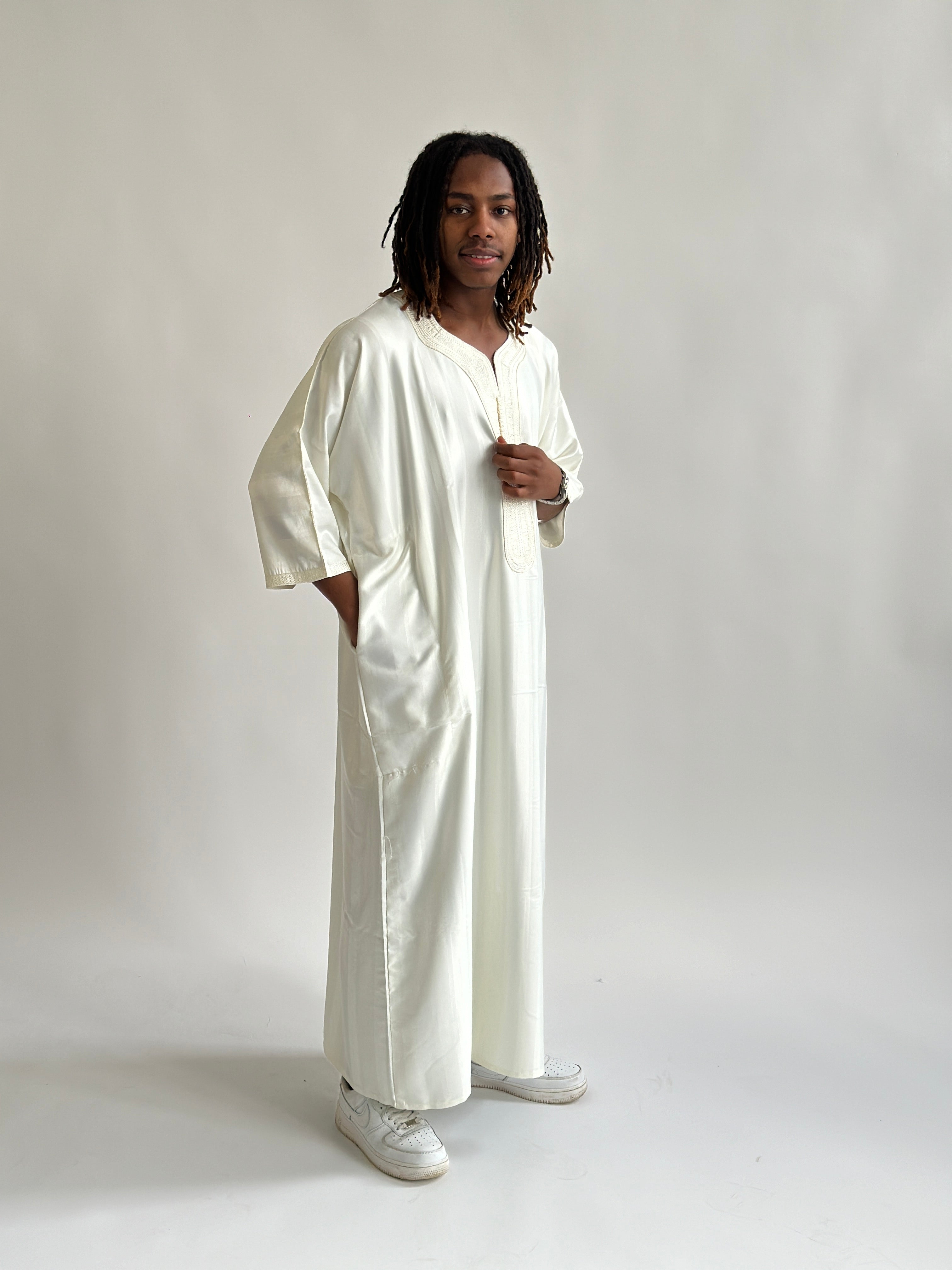 Moroccan Thobes Off White