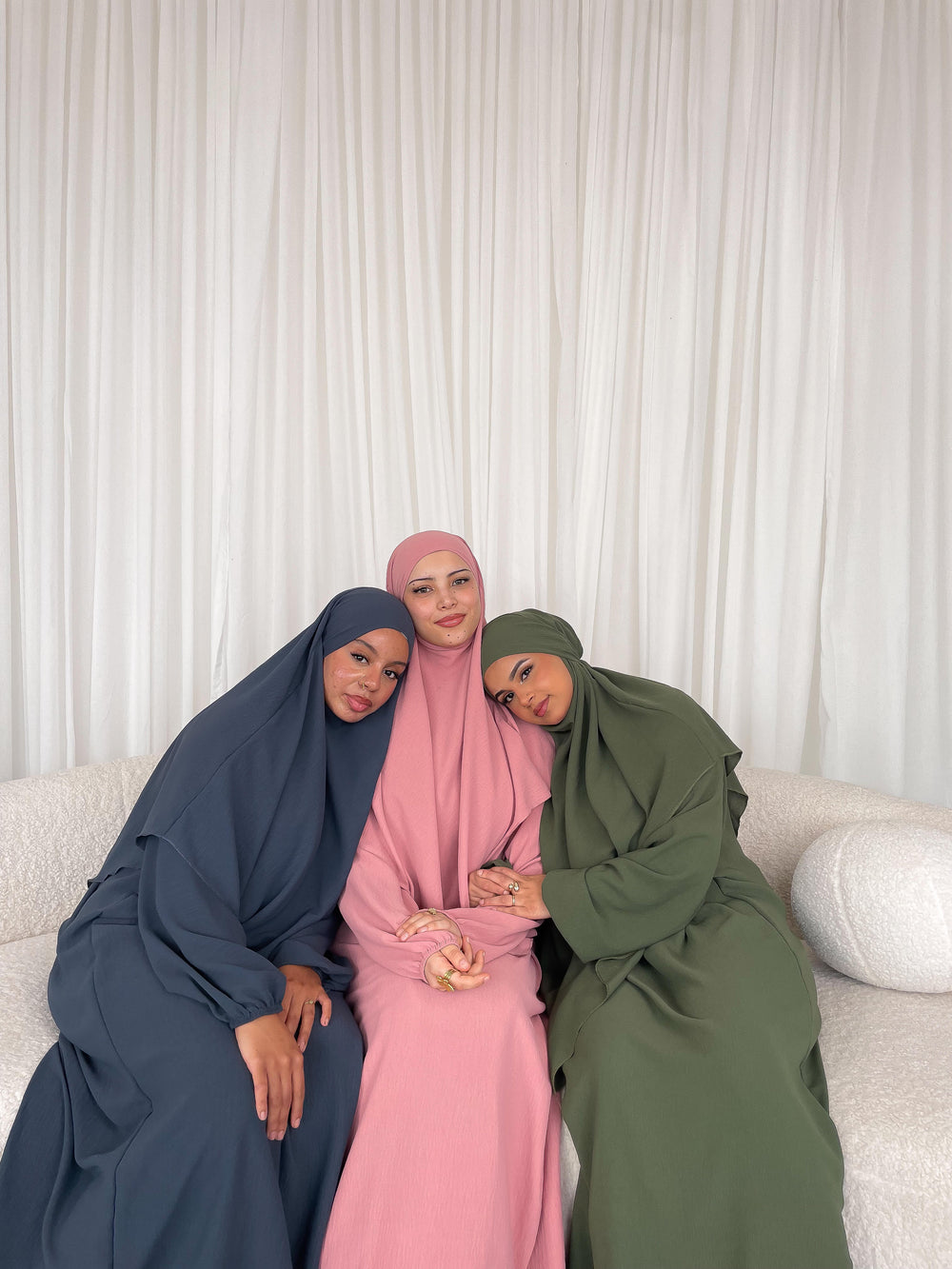 Bamboo Khimar Set - Silk Sand