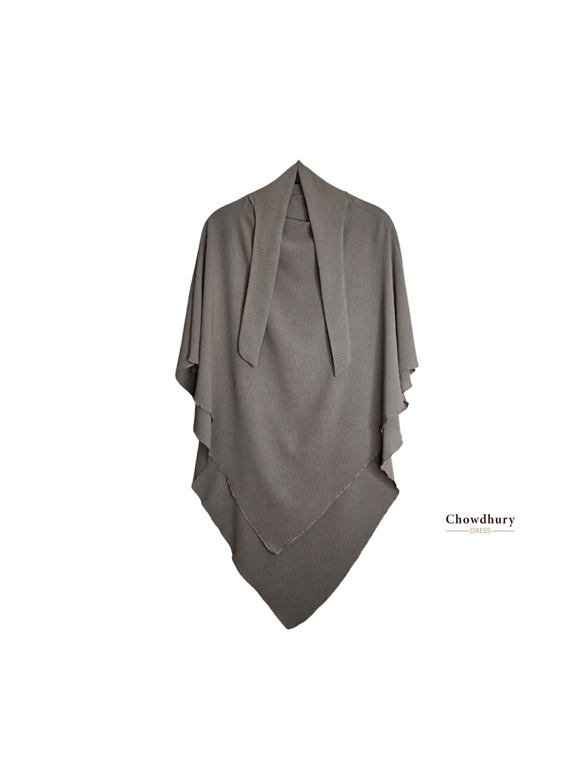 Khimar Top Only Soft Crush Fabric with Niqab Feature