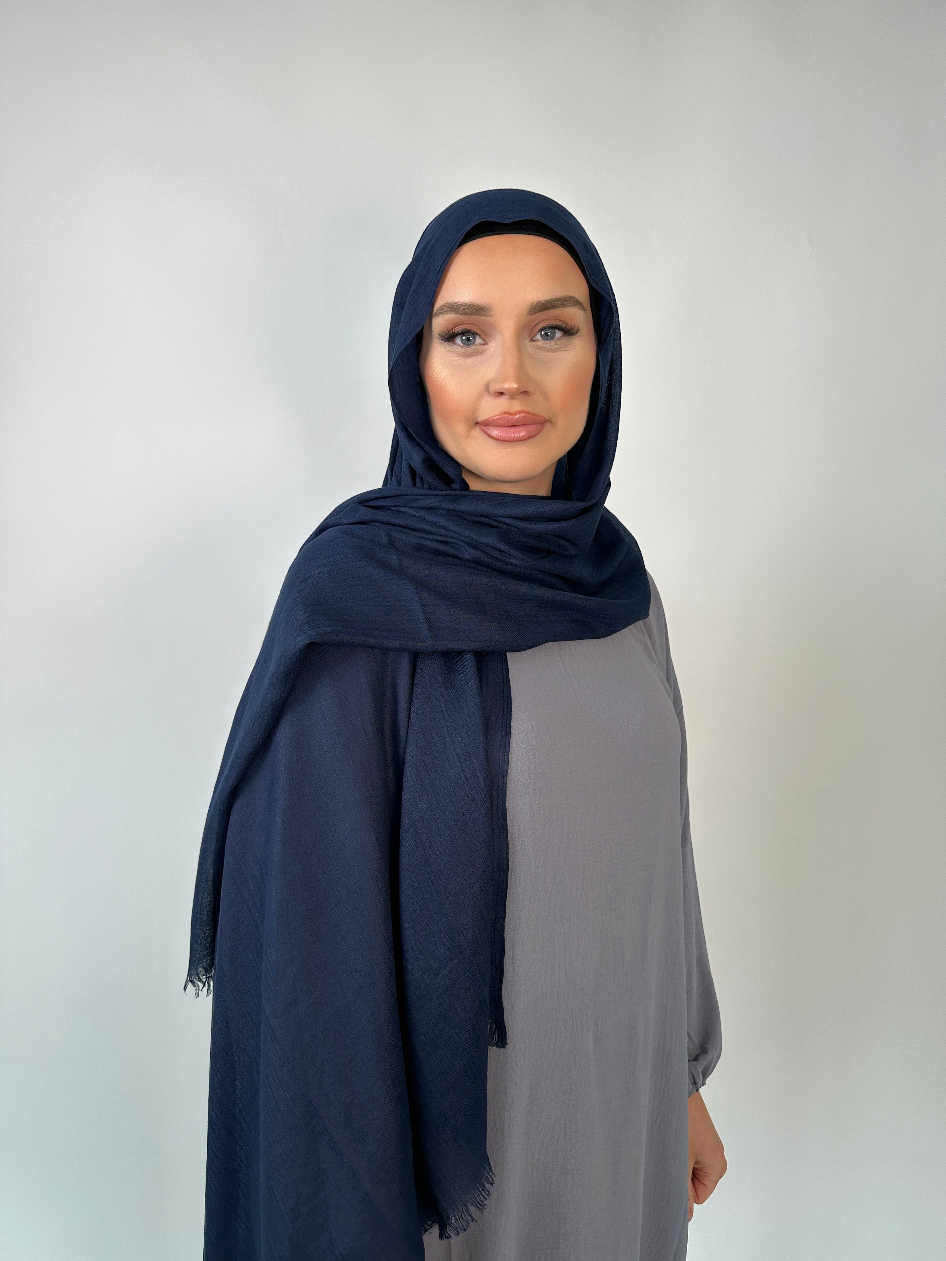 Premium Soft Modal Hijab Navy