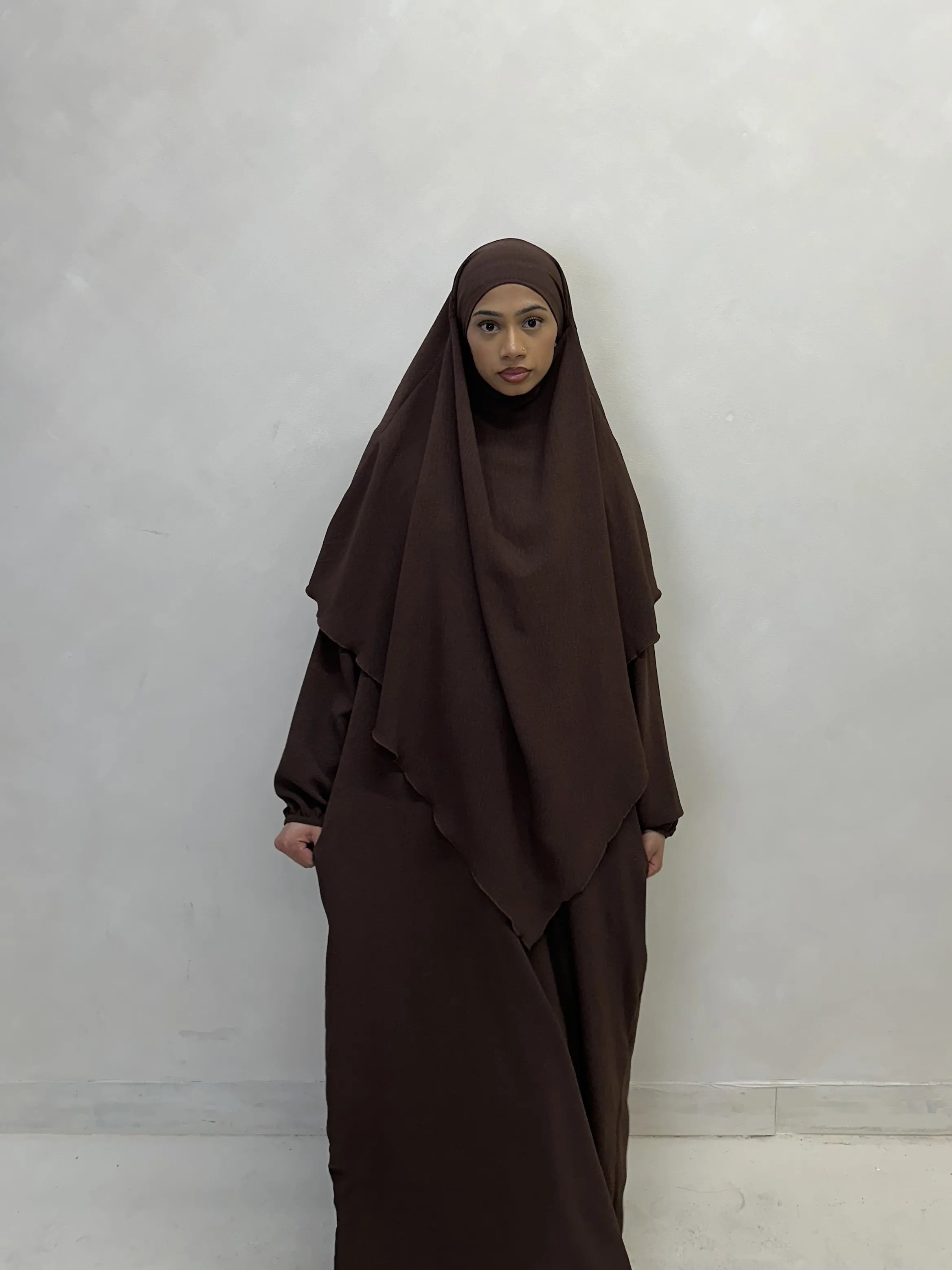 Khimar Set Chocolate Brown