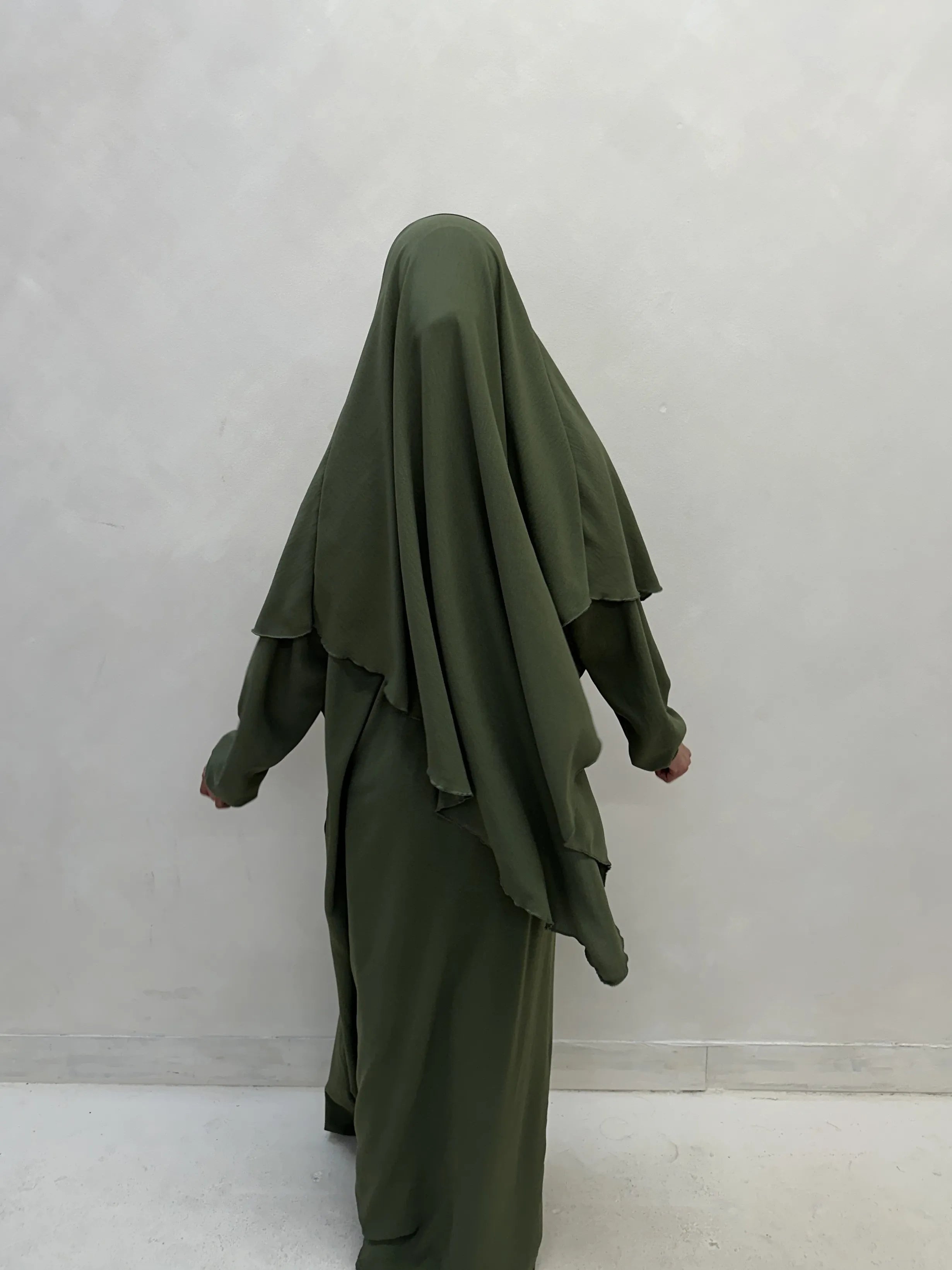 Khimar Set Khaki Green